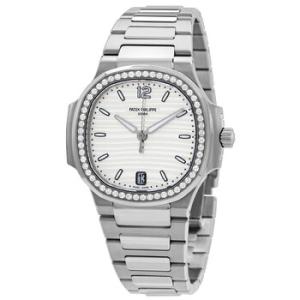 Nautilus Automatic Diamond Silver Dial Watch 71181200A010