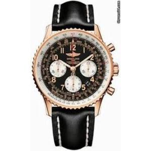 Navitimer 01 Black Dial 18k Rose Gold Chronograph Watch RB012012BB07BKLD
