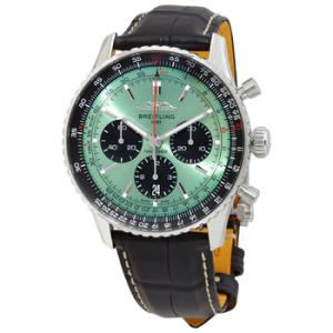 Navitimer B01 Chronograph Automatic Chronometer Mint Green Dial Watch AB0138241L1P1