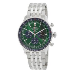 Navitimer Chronograph Automatic Chronometer Green Dial Watch AB0137241L1A1