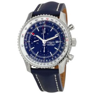 Navitimer World Blue Dial Strap Watch A2432212C561BLLD