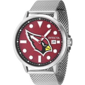 Nfl Arizona Cardinals Quartz Red Dial Watch
