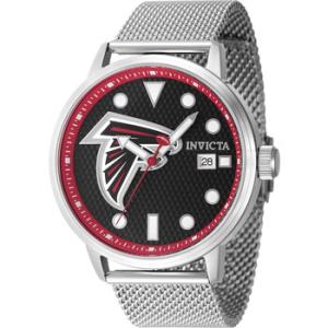 Nfl Atlanta Falcons Quartz Black Dial Watch