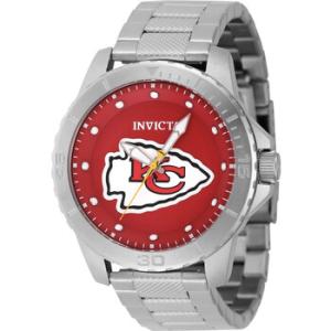 Nfl Kansas City Chiefs Quartz Red Dial Watch