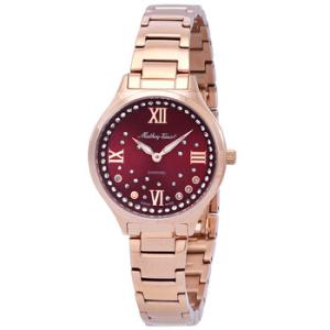 Nicole Diamond Quartz Red Dial Watch D985SPR