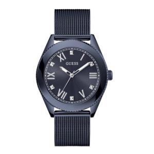 Noble Quartz Digital Black Dial Watch GW0495G3