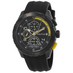Nst 101 Chronograph Quartz Black Dial Watch NAPNSS302