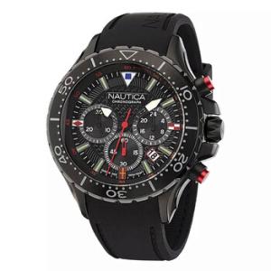 Nst Chronograph Quartz Black Dial Watch NAPNSF202