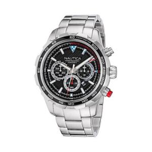Nst Chronograph Quartz Black Dial Watch NAPNSF301