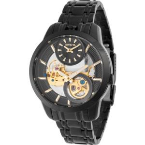 Objet D Art Hand Wind Black Dial Watch