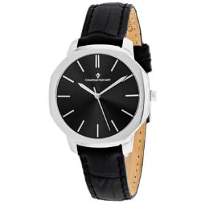 Octave Slim Quartz Black Dial Watch CV0500