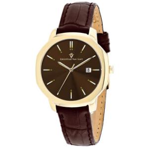 Octave Slim Quartz Brown Dial Watch CV0507