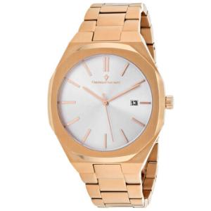 Octavius Slim Quartz Silver Dial Watch CV0523