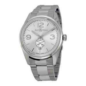 Officer Automatic Silver Dial Stainless Steel Watch BR123WHSTSS