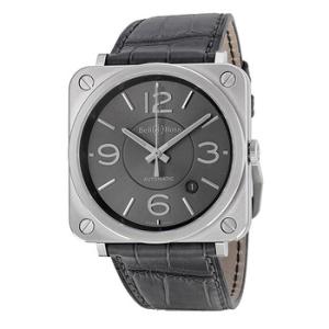 Officer Ruthenium Dial Automatic Watch BRSOFFRU