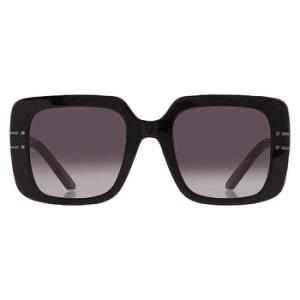 Open Box  Dior Smoke Gradient Square Sunglasses DIORSIGNATURE S11I 14A1 CD40171I 01B