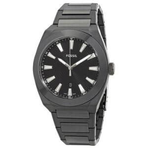 Open Box  Fossil Everett Quartz Black Dial Watch CE5027
