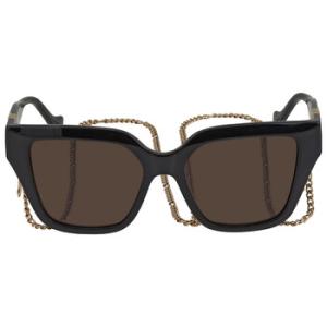 Open Box  Gucci Brown Cat Eye Sunglasses GG1023S 005