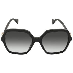 Open Box  Gucci Grey Square Sunglasses GG1072SA 001