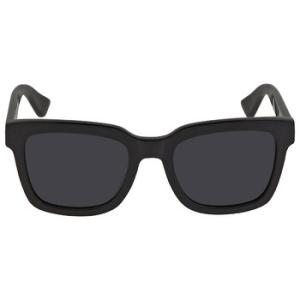 Open Box  Gucci Smoke Square Sunglasses GG0001SN 001