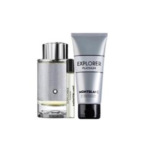 Open Box  MontBlanc Explorer Platinum Gift Set