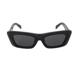 Open Box  Prada Dark Grey Cat Eye Sunglasses PR 13ZSF 1AB5S0