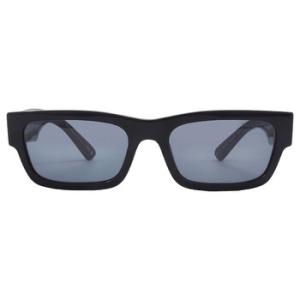 Open Box  Prada Grey Rectangular Sunglasses PR A03S 16K07T