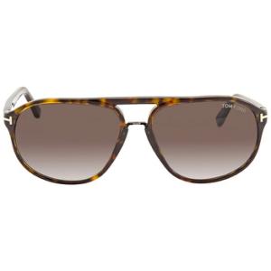 Open Box  Tom Ford Jacob Smoke Gradient Pilot Sunglasses FT0447 52B