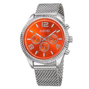 Orange Dial Stainless Steel Mesh Watch AS8196OR