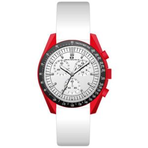 Orbit Chronograph Quartz White Dial Watch OC7588