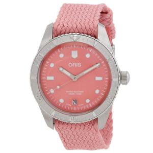 Oris Divers SixtyFive Automatic Pink Dial Watch 01 733 7771 405807 3 19 04S