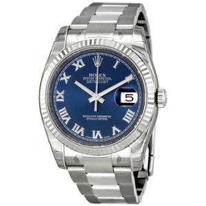 Oyster Perpetual 36 mm Automatic Blue Dial Stainless Steel Bracelet Watch 116234BLRO
