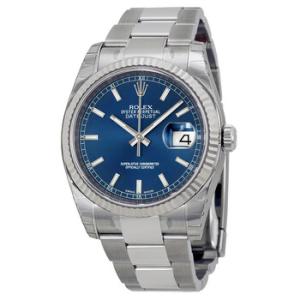 Oyster Perpetual 36 mm Automatic Blue Dial Stainless Steel Bracelet Watch 116234BLSO