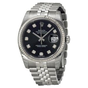 Oyster Perpetual 36 mm Black Dial Stainless Steel Jubilee Bracelet Automatic Watch 116234BKDJ