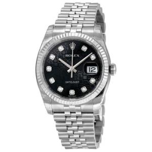 Oyster Perpetual 36 mm Black Dial Stainless Steel Jubilee Bracelet Automatic Watch 116234BKJDJ
