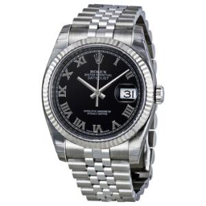 Oyster Perpetual 36 mm Black Dial Stainless Steel Jubilee Bracelet Automatic Watch 116234BKRJ
