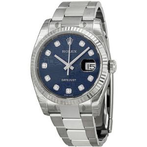 Oyster Perpetual 36 mm Blue Dial Stainless Steel Bracelet Automatic Watch 116234BLJDO