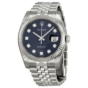Oyster Perpetual 36 mm Blue Dial Stainless Steel Jubilee Bracelet Automatic Watch 116234BLJDJ