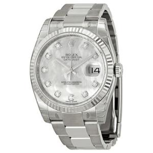 Oyster Perpetual 36 mm Mother of Pearl Dial Stainless Steel Bracelet Automatic Watch 116234MDO