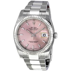 Oyster Perpetual 36 mm Pink Dial Stainless Steel Bracelet Automatic Watch 116234PSO