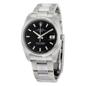 Oyster Perpetual Date 34 Black Dial Stainless Steel Bracelet Automatic Watch 115200BKSO