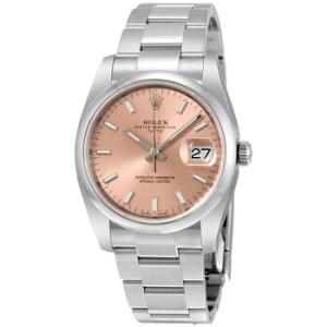 Oyster Perpetual Date 34 Pink Dial Stainless Steel Bracelet Automatic Watch 115200PSO