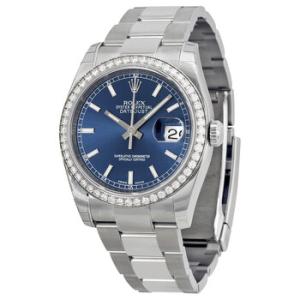 Oyster Perpetual Datejust 36 Blue Dial Stainless Steel Bracelet Automatic Watch 116244BLSO