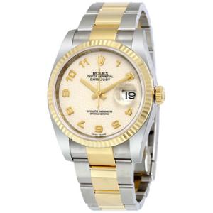 Oyster Perpetual Datejust 36 Ivory Dial Stainless Steel and 18K Yellow Gold Bracelet Automatic Watch 116233IJAO