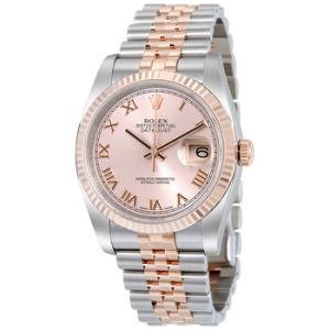 Oyster Perpetual Datejust 36 Rose Dial Stainless Steel and 18K Everose Gold Jubilee Bracelet Automatic Watch 116231PRJ