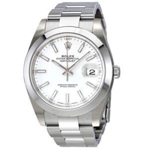 Oyster Perpetual Datejust White Dial Automatic Watch 126300WSO
