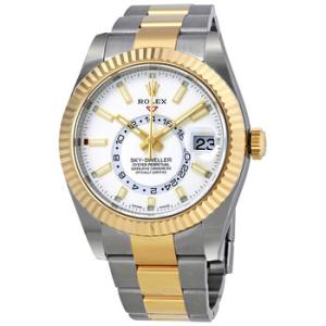 Oyster Perpetual SkyDweller Automatic Twotone Watch 326933WSO