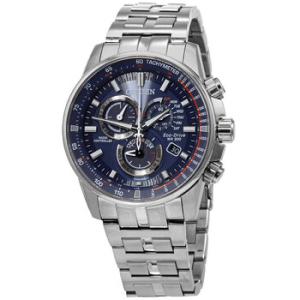 PCAT Perpetual Alarm World Time Chronograph Blue Dial Watch CB588054L