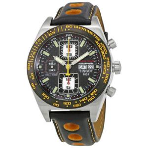 PRS516 Black Dial Black Leather Watch T91.1.427.81