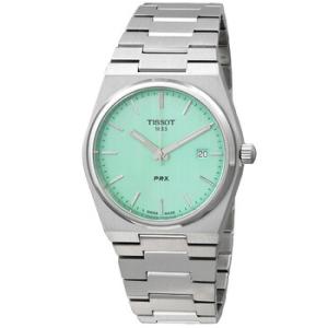 PRX Quartz Light Green Dial Watch T137.410.11.091.01